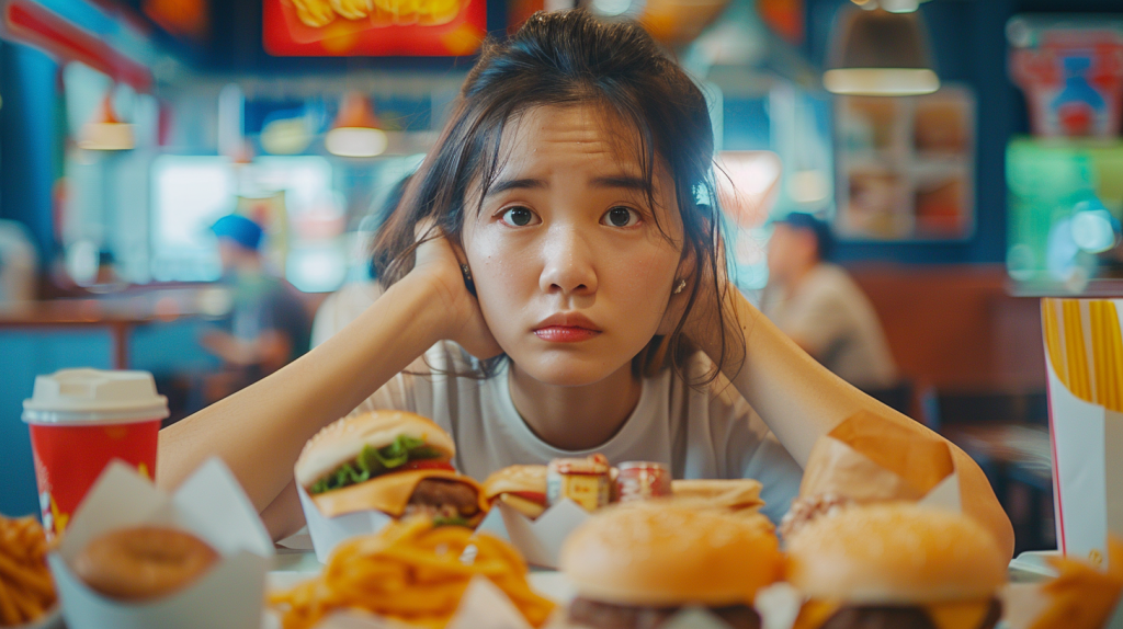 Cravings for junk food due to sleep deprivation